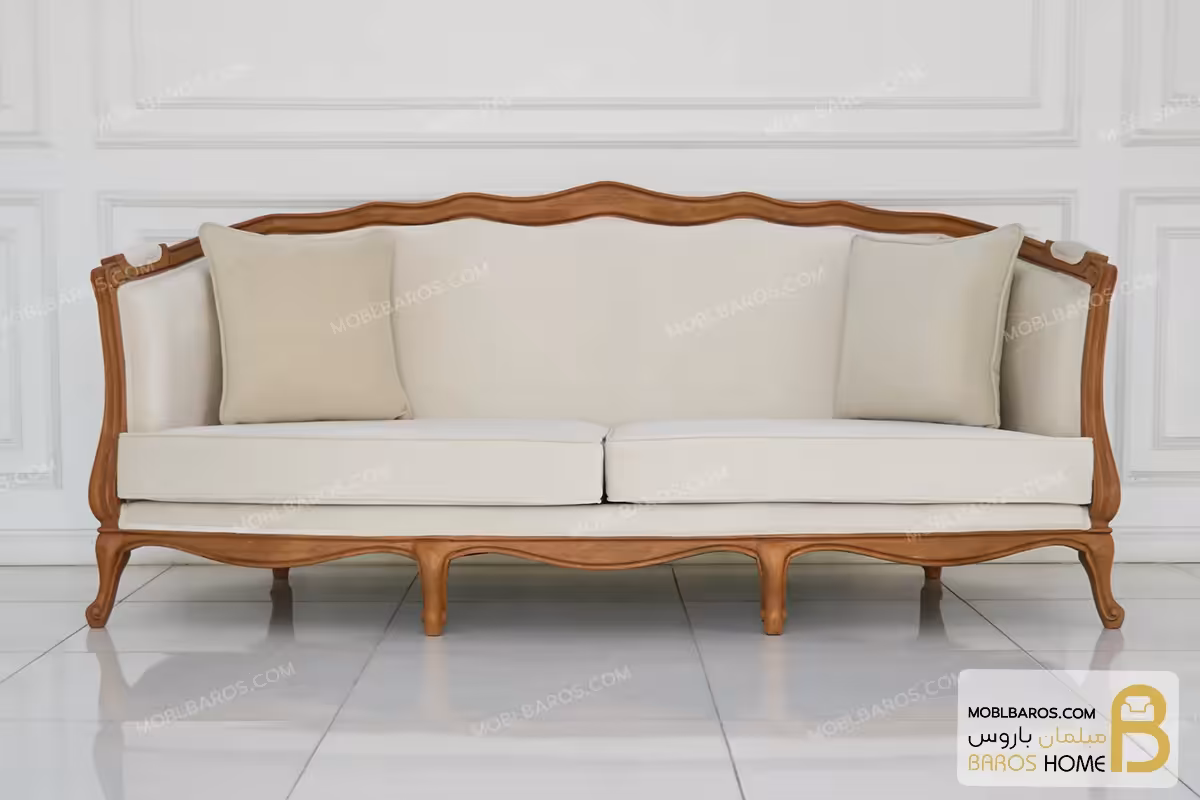 کاناپه نئو کلاسیک ظریف و مینیمال مدل راشل
