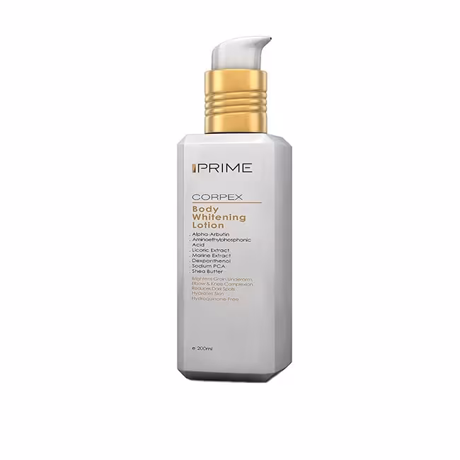 لوسیون روشن کننده بدن پریم Prime Corpex Body Whitening Lotion