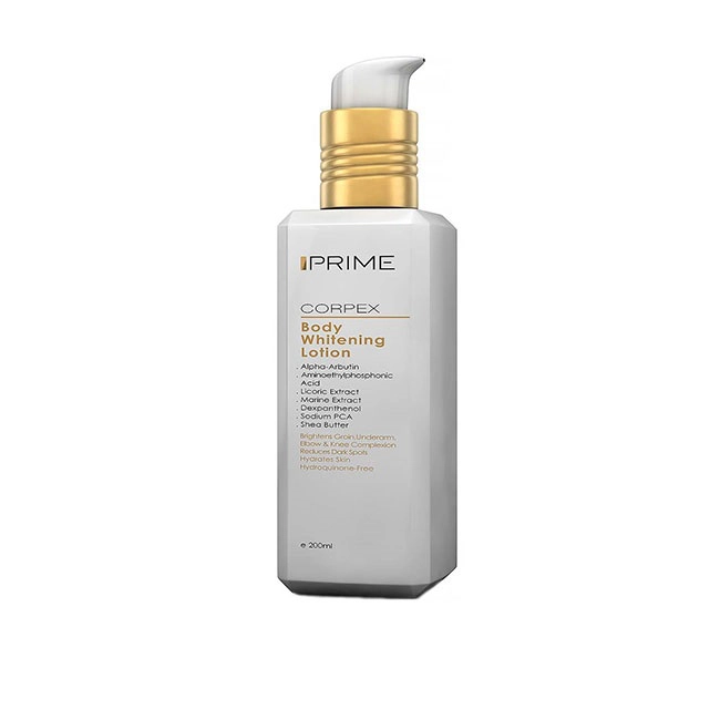 لوسیون روشن کننده بدن پریم Prime Corpex Body Whitening Lotion