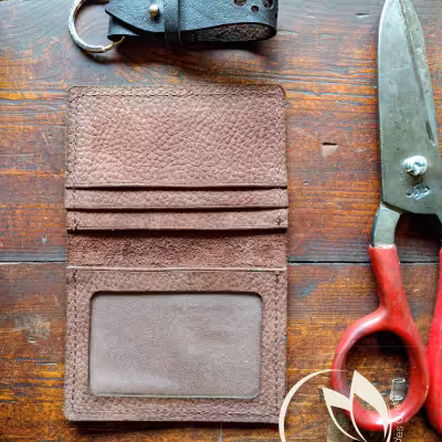 جای کارتی چرم طبیعی روگا چرم