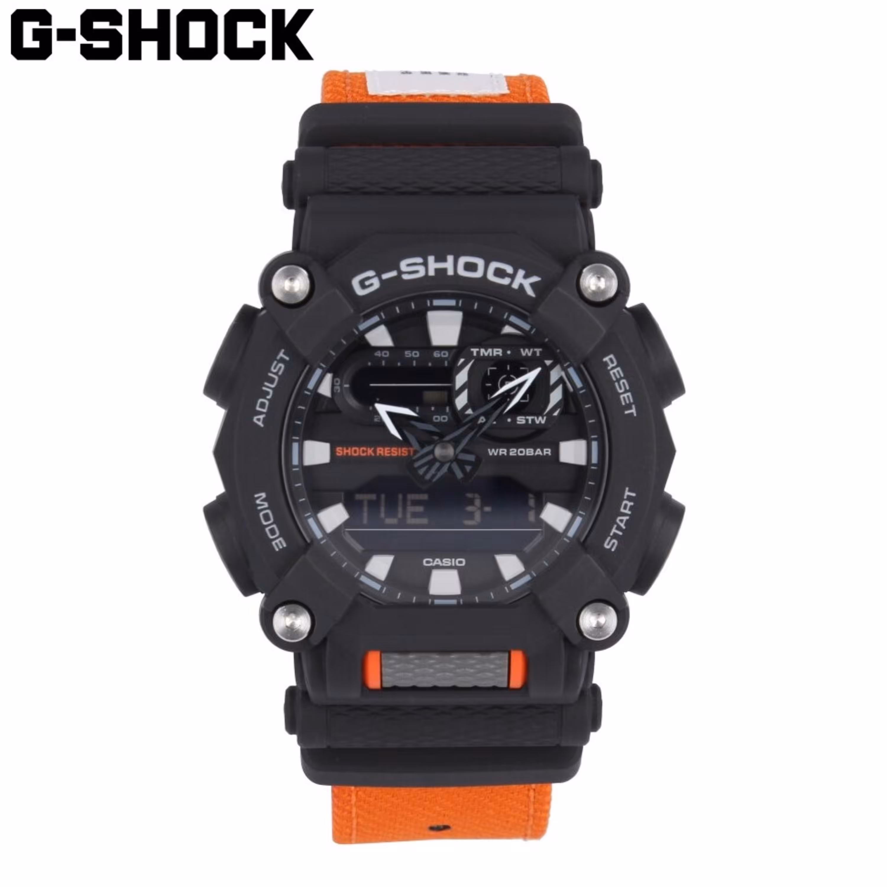 ساعت کاسیو جی شاک هیدرولیک دیجیتال بدون کوگ  ضدآب CASIO G-SHOCK ABSORBING GA-900