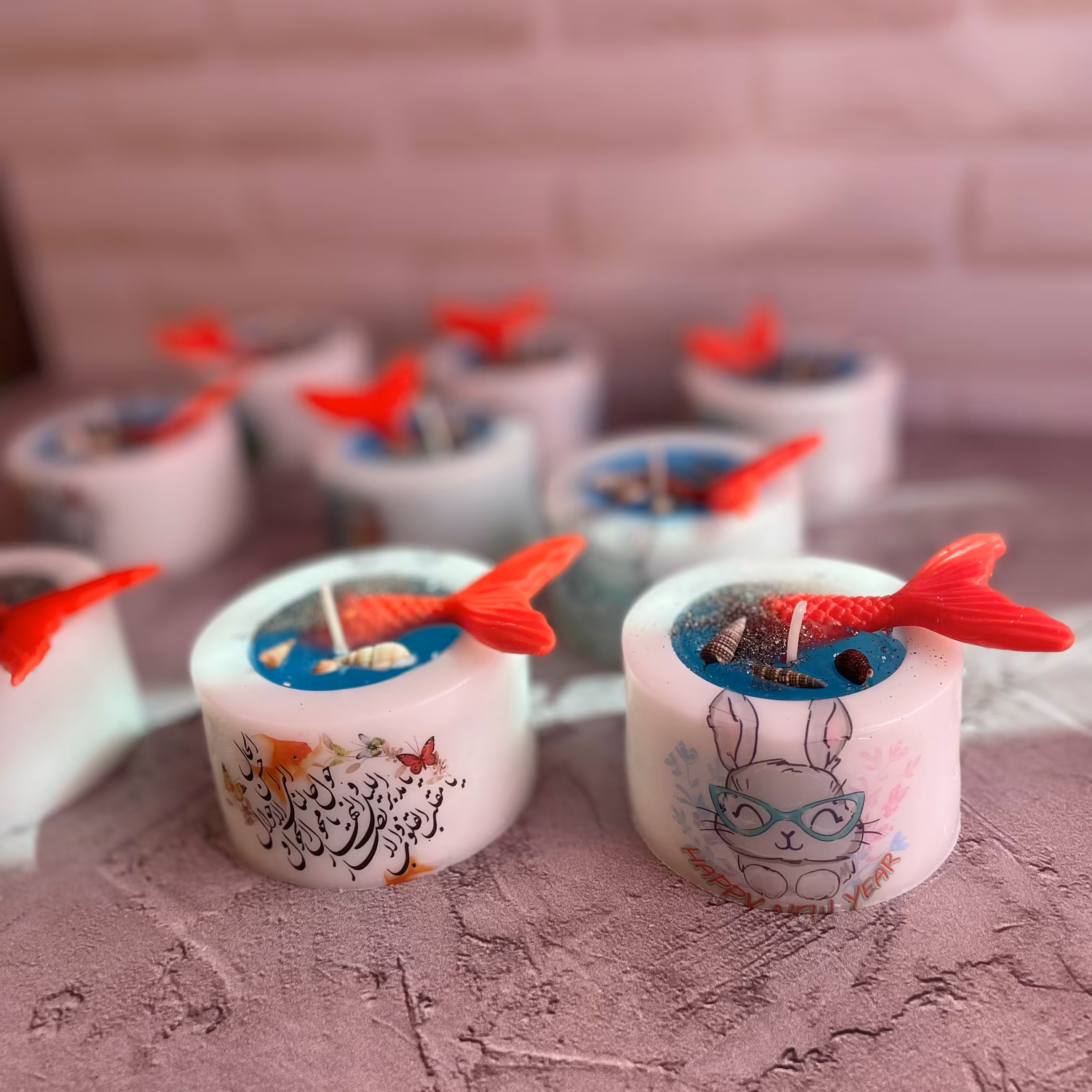 شمع حوض ماهی فانوسی