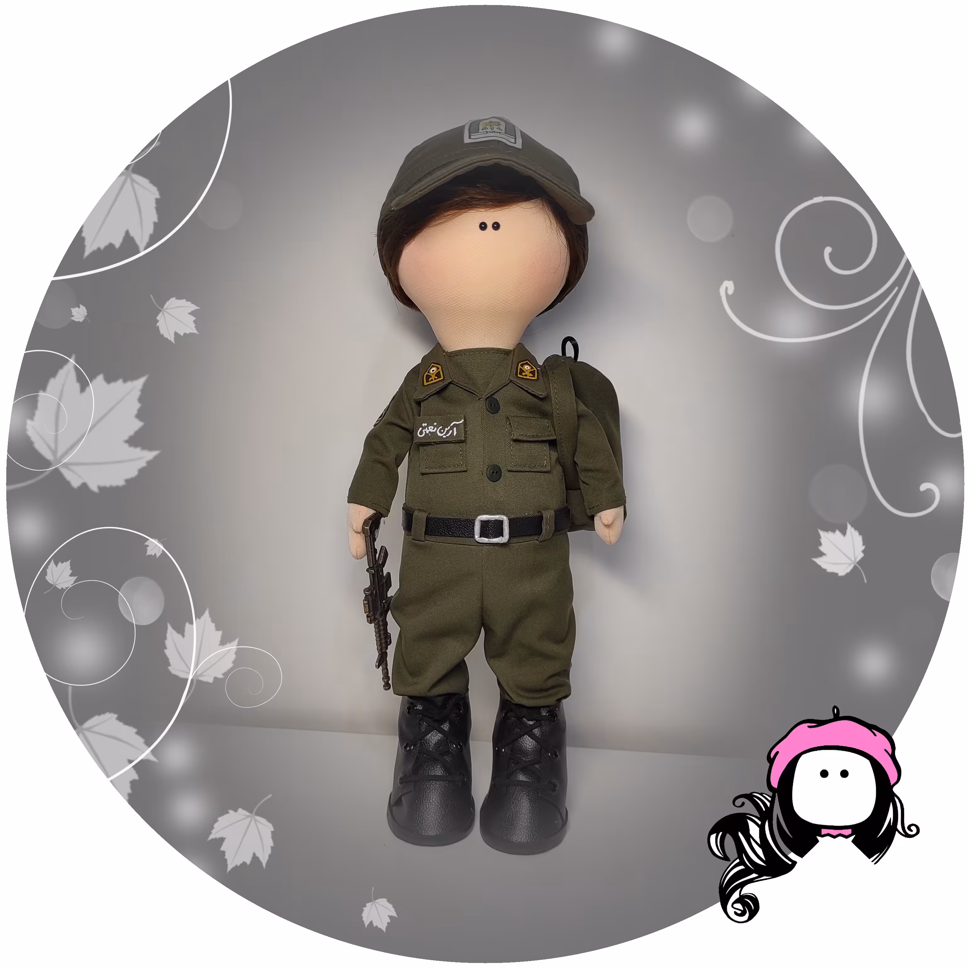 عروسک روسی سرباز قد 30 سانت