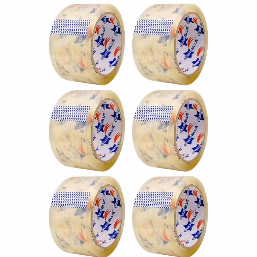 چسب پهن استار بلو  / مجموعه 6 عددی / 5 سانتی , star blue