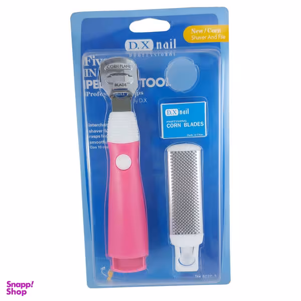 ست تیغ و رنده پا مدل B020-A مجموعه 5 عددی