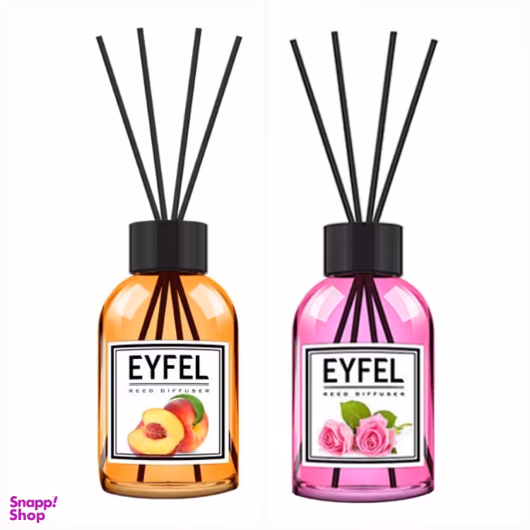 خوشبوکننده هوا ایفل مدل گل رز و هلو حجم 120 میلی لیتر بسته 2 عددی