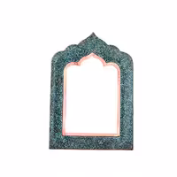 آینه فیروزه کوبی   چهارگوش با فیروزه اصل نیشابور   برند حمید حسینی