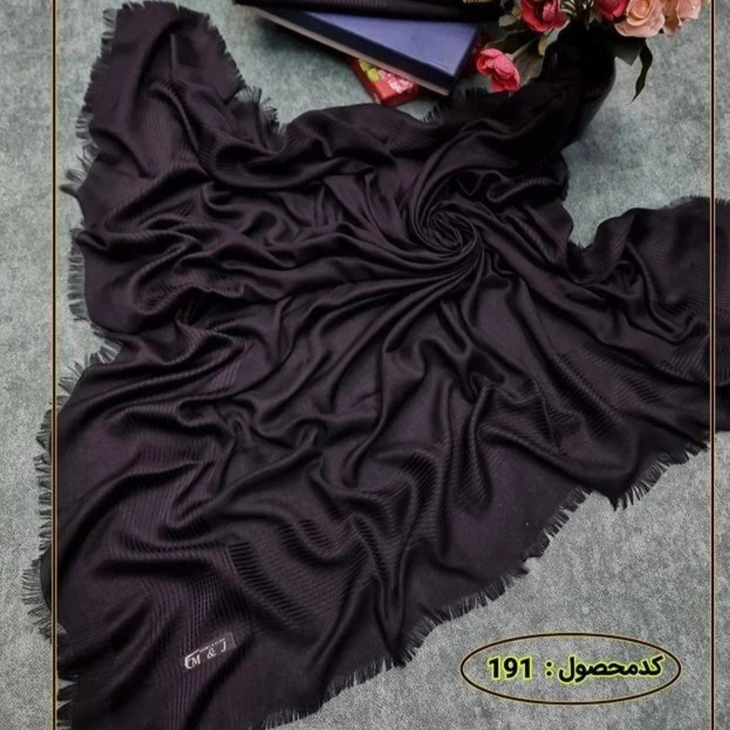 روسری نخی دور قابدار  نرم و لطیف ضخیم نیس ایستایی عالی