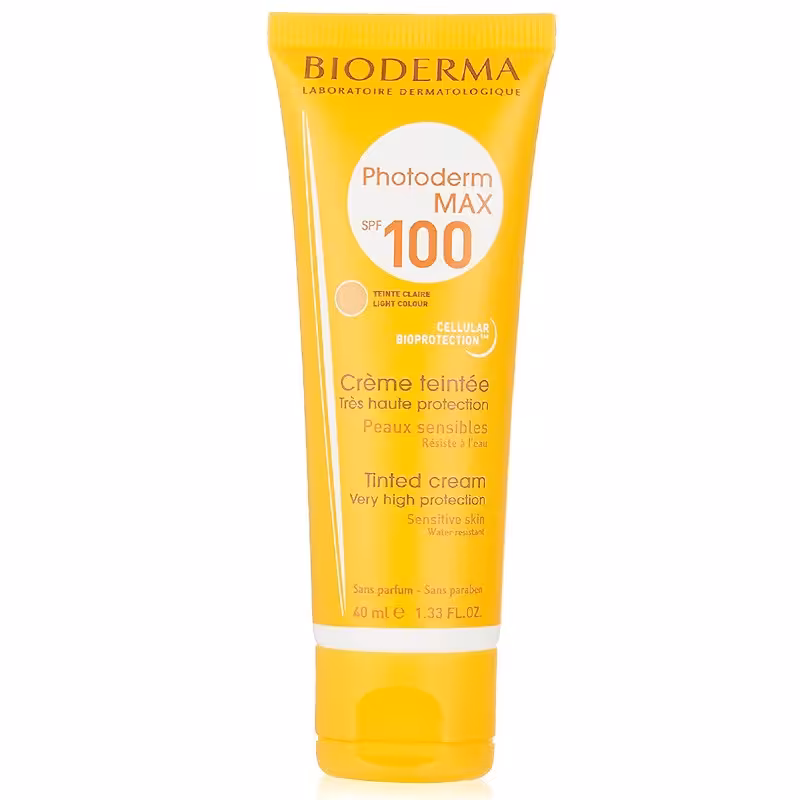 کرم ضدآفتاب بیودرما رنگی بژ روشن spf100اورجینال