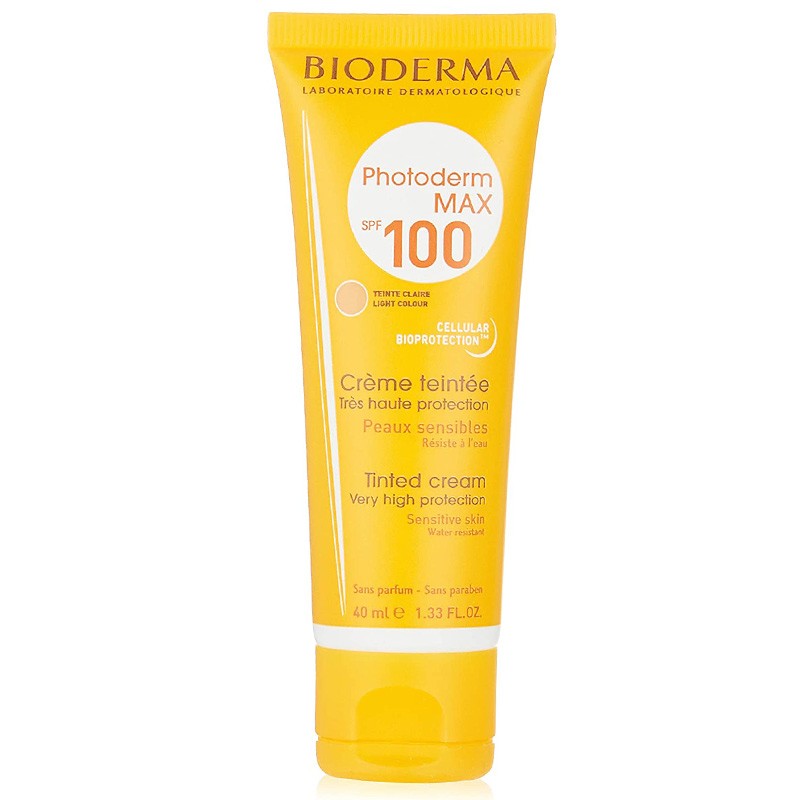 کرم ضدآفتاب بیودرما رنگی بژ روشن spf100اورجینال
