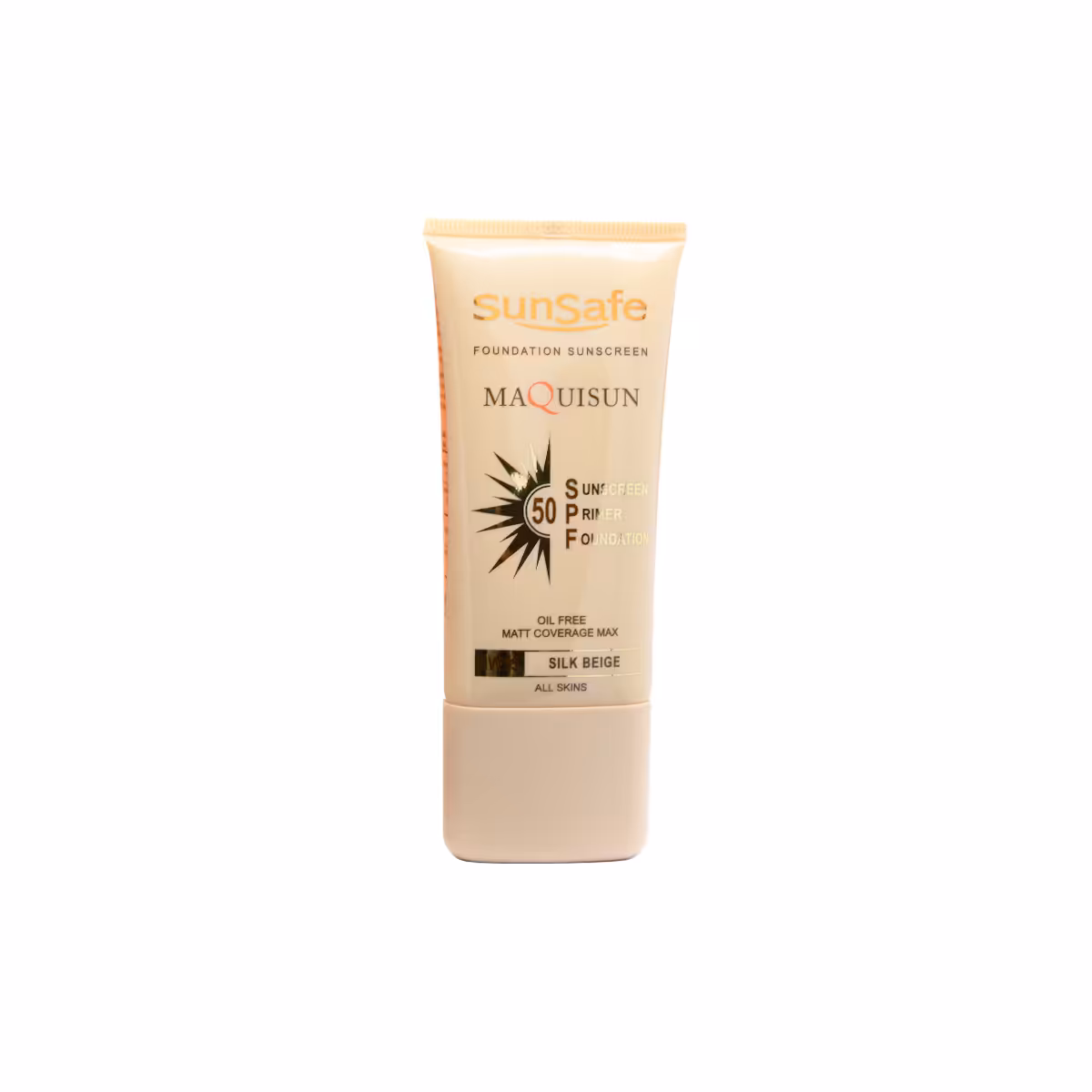 کرم ضدآفتاب کرم پودری و پرایمری فاقد چربی سان سیف (SPF 50)