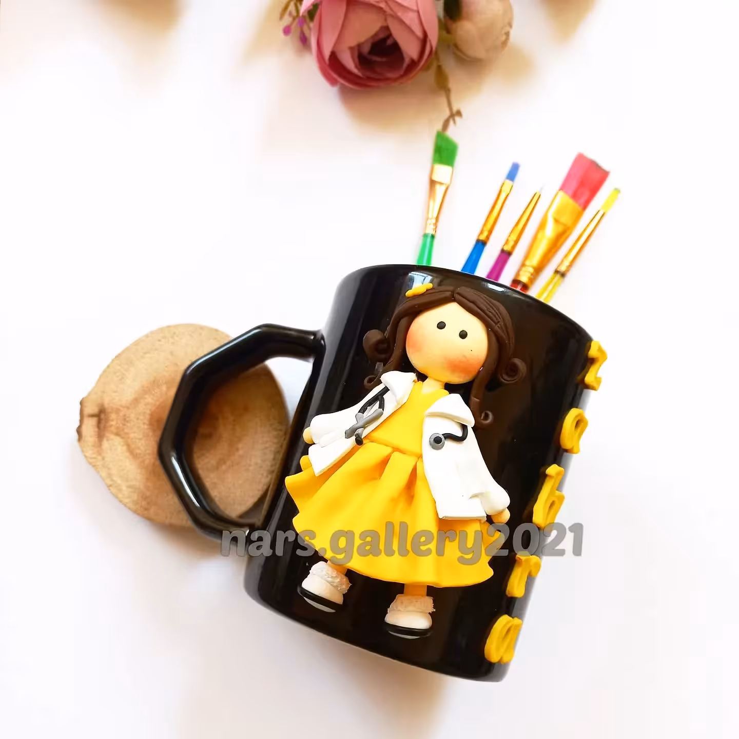 ماگ پزشک ماگ خمیری پزشک ماگ عروسکی