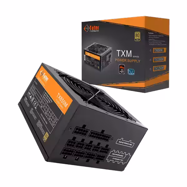 پاور کامپیوتر 850 وات فاطر مدل Fater TX850M 80  Gold - پردیس پازار