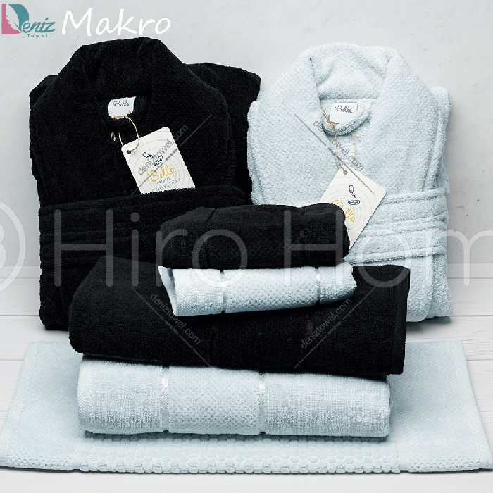 ست دو نفره طرح ماکرو رنگ مشکی و نقرابی روشن