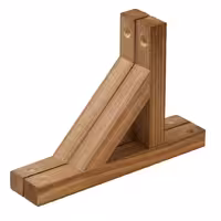 پایه شلف دیواری چوبی