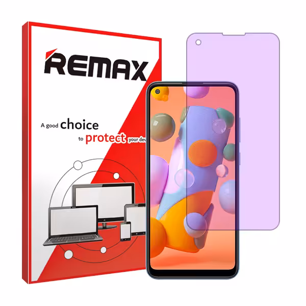 گلس سامسونگ Galaxy A11 مدل آنتی پرپل برند ریمکس کد S