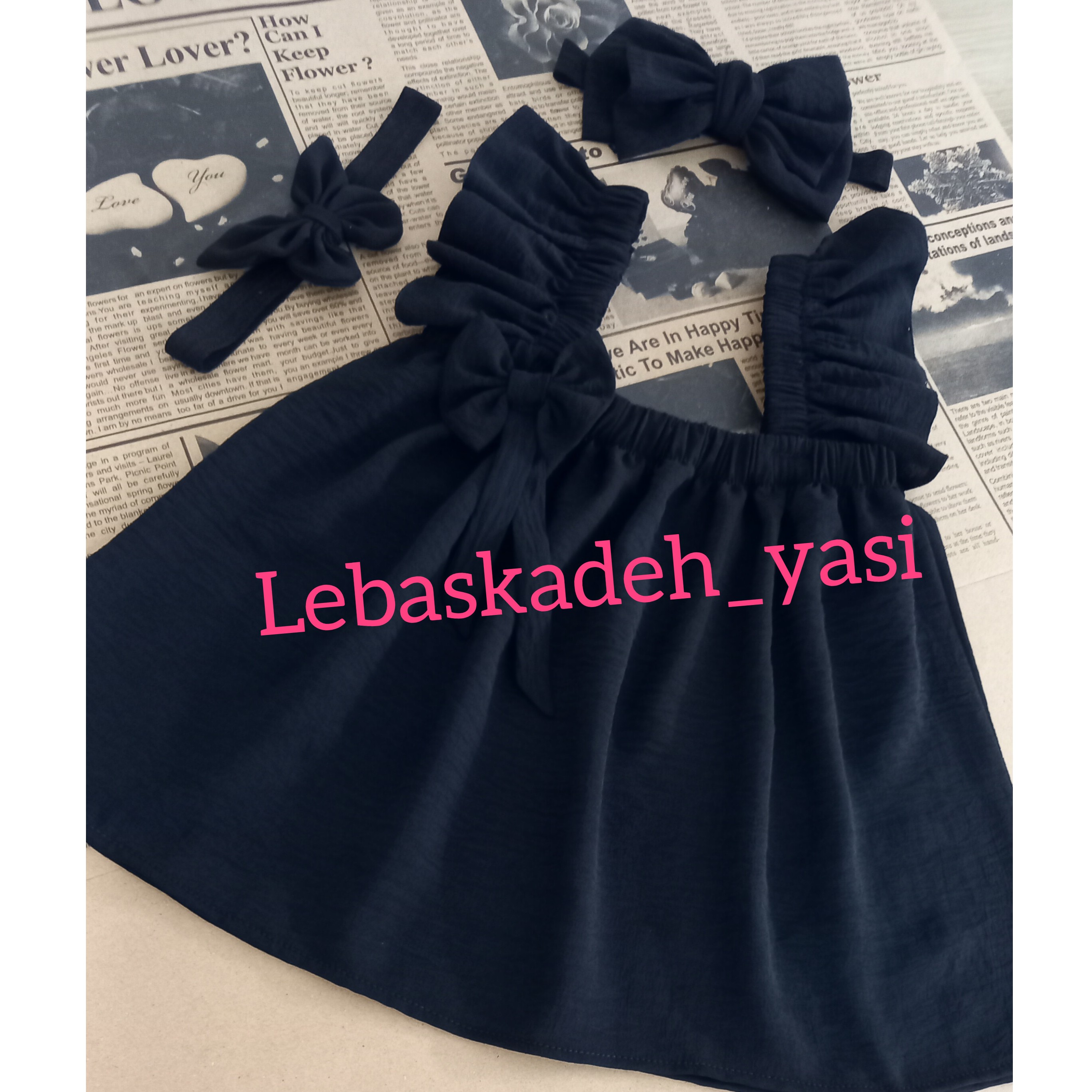 سارافون دخترانه مشکی