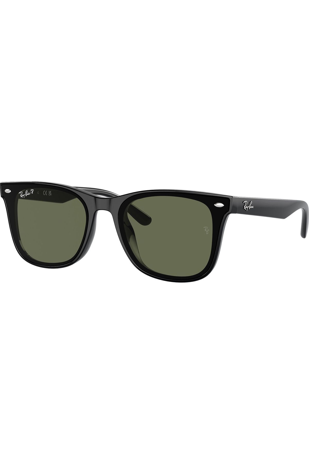 عینک آفتابی سبز مردانه و زنانه RB4420 601/9A 65 | یونیسکس مشکی پلاریزه Ray-Ban