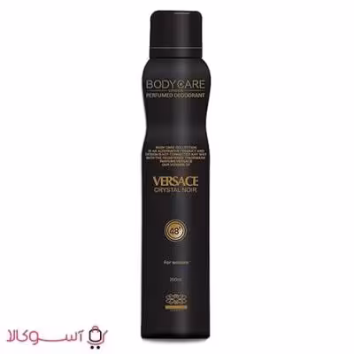 اسپری زنانه بادی کر ورساچه مدل crystal noir حجم 200 میل