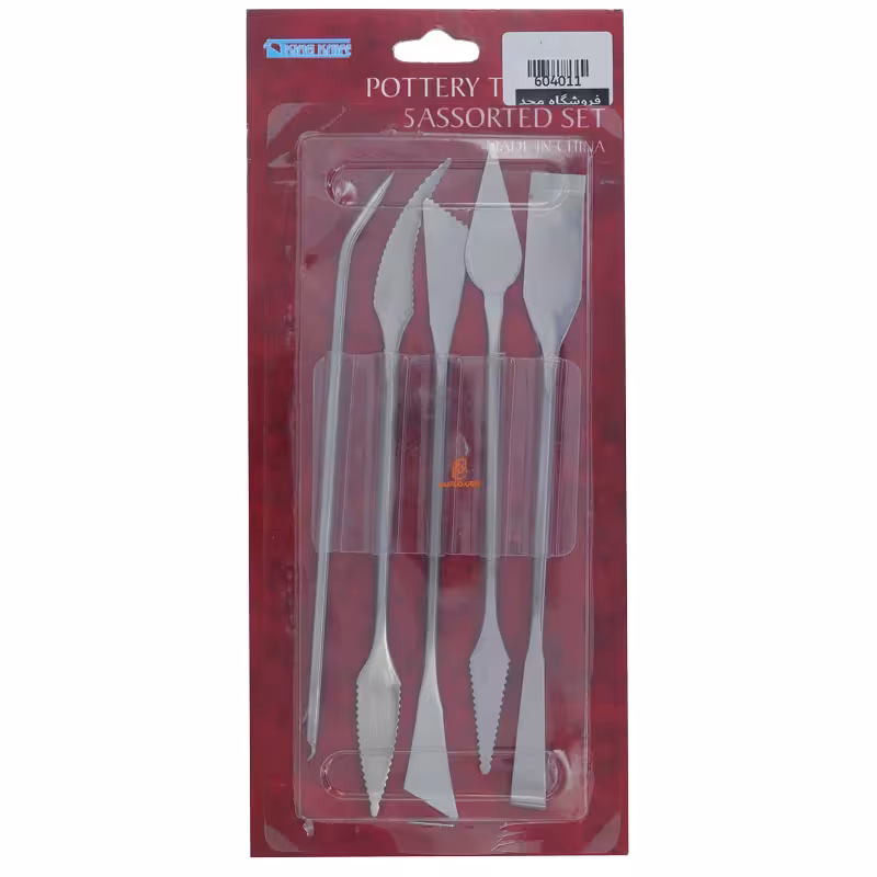 اسپاتول 5 عددی دو سر فلزی