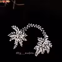 ریسه مو عروس هدفونی تمام سنگ