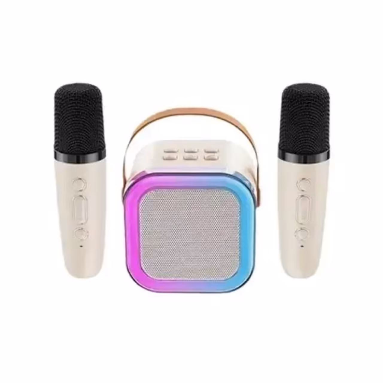 اسپیکر بلوتوثی قابل حمل مدل K12 به همراه دو میکروفون بیسیم