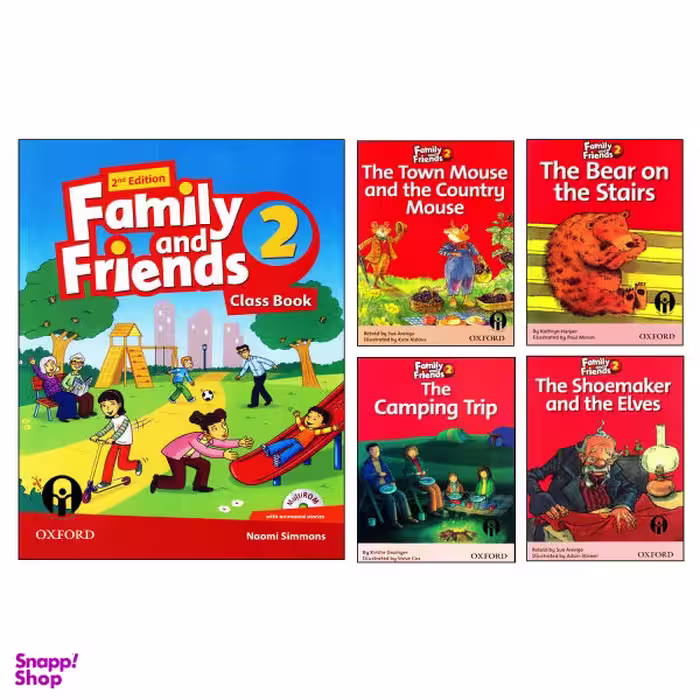 کتاب Family And Friends 2 / اثر جمعی از نویسندگان انتشارات الوندپویان پنج جلدی
