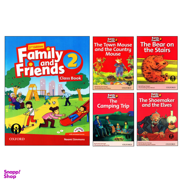کتاب Family And Friends 2 / اثر جمعی از نویسندگان انتشارات الوندپویان پنج جلدی