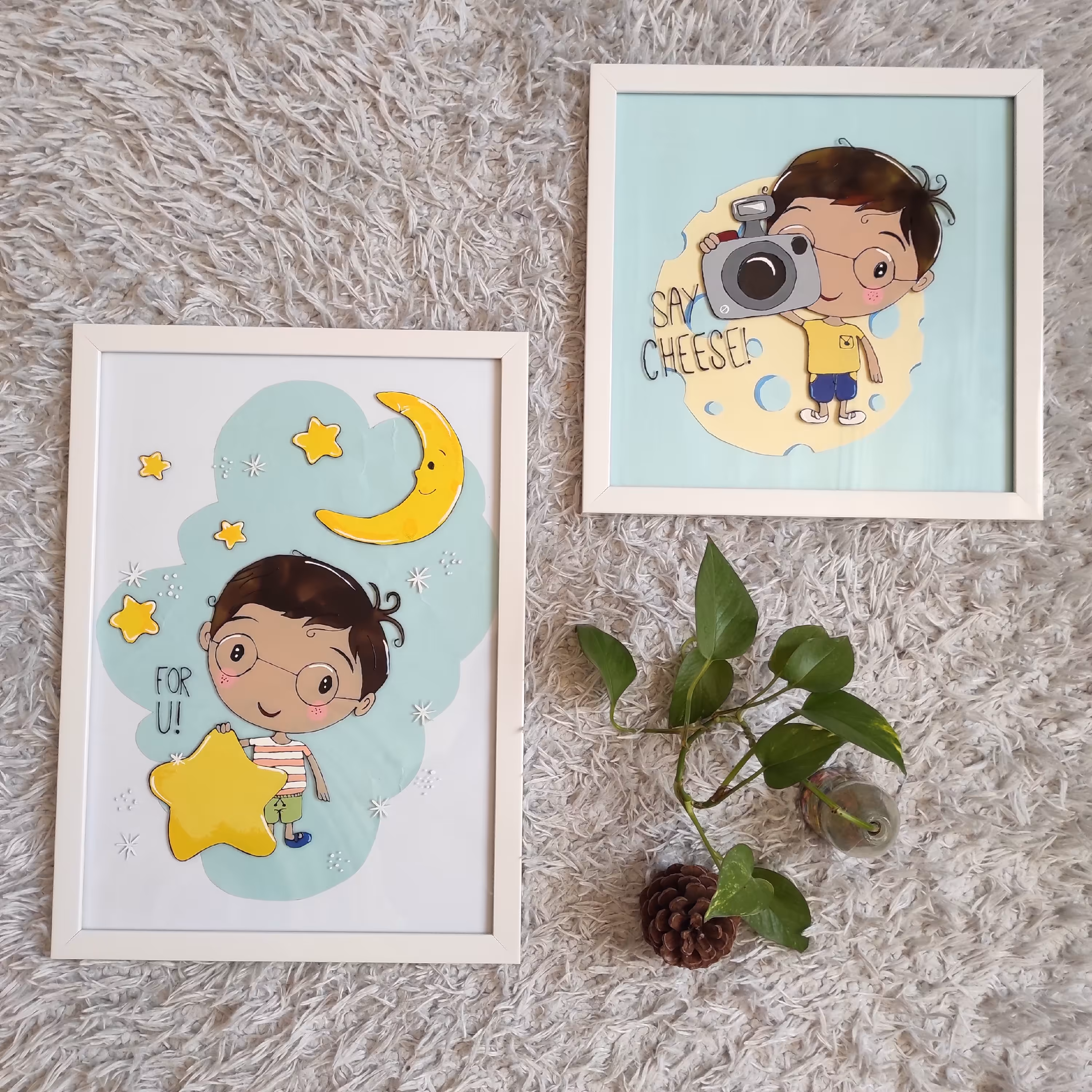 تابلو ویترای پسرانه 