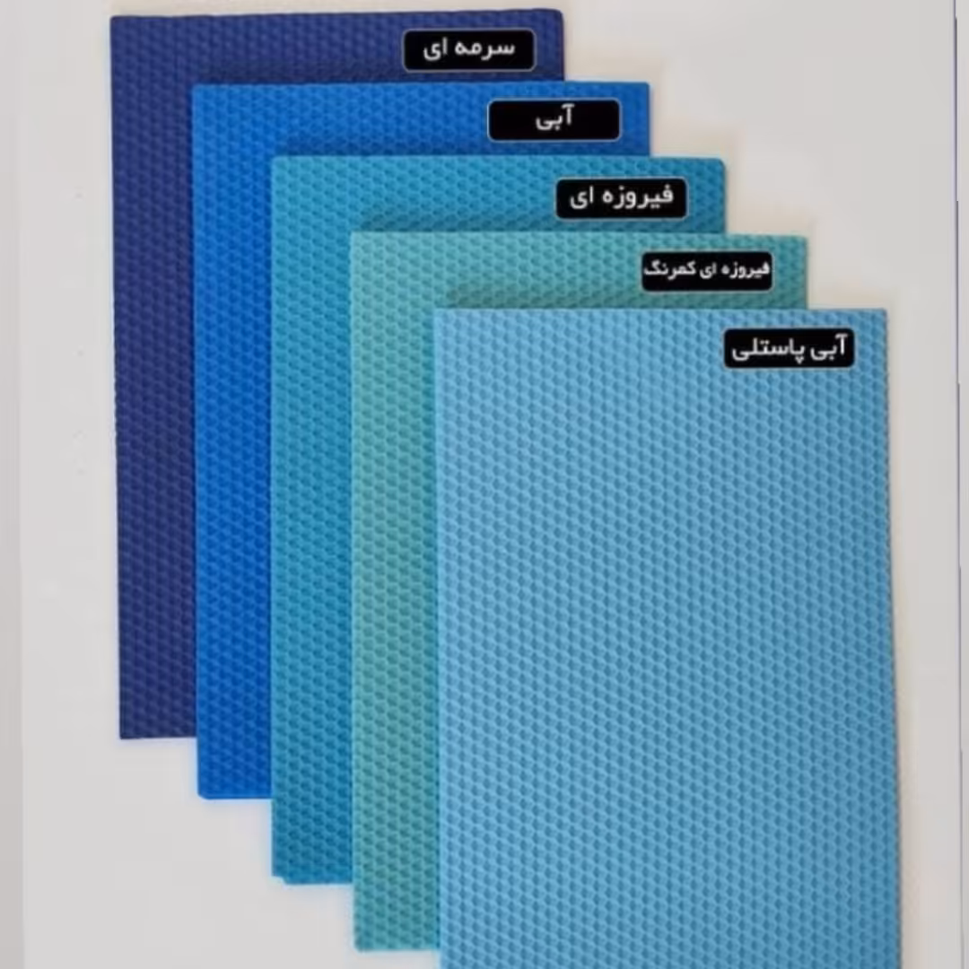 ورقه خام شمع موم‌عسلی تم ابی