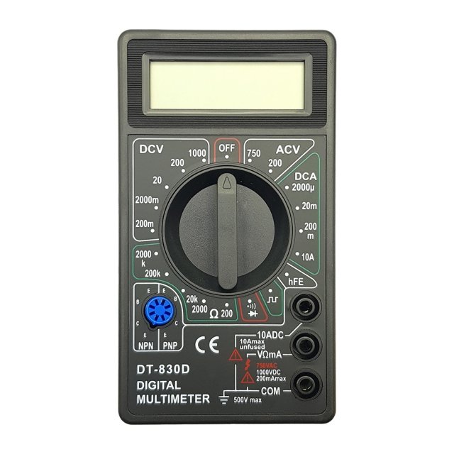 مولتی متر ( اهم متر) DT-830