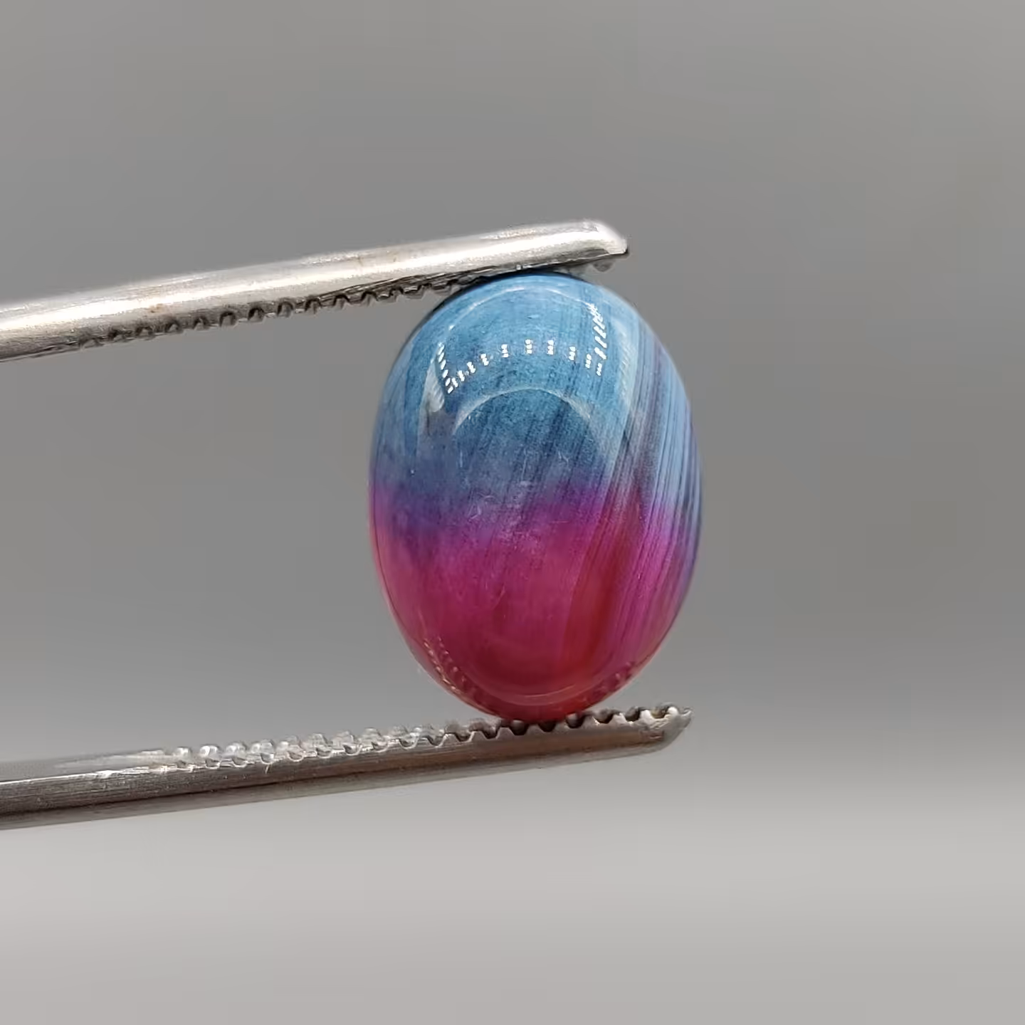 عقیق دو رنگ پرچمی زیبا و سلیمانی 