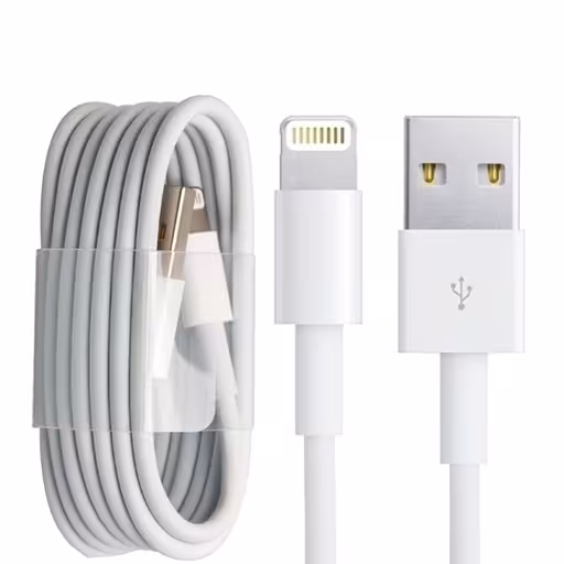 کابل شارژ اصلی آیفون مدل 6 پلاس کیفیت عالی و بادوام مناسب شارژ و انتقال دیتا