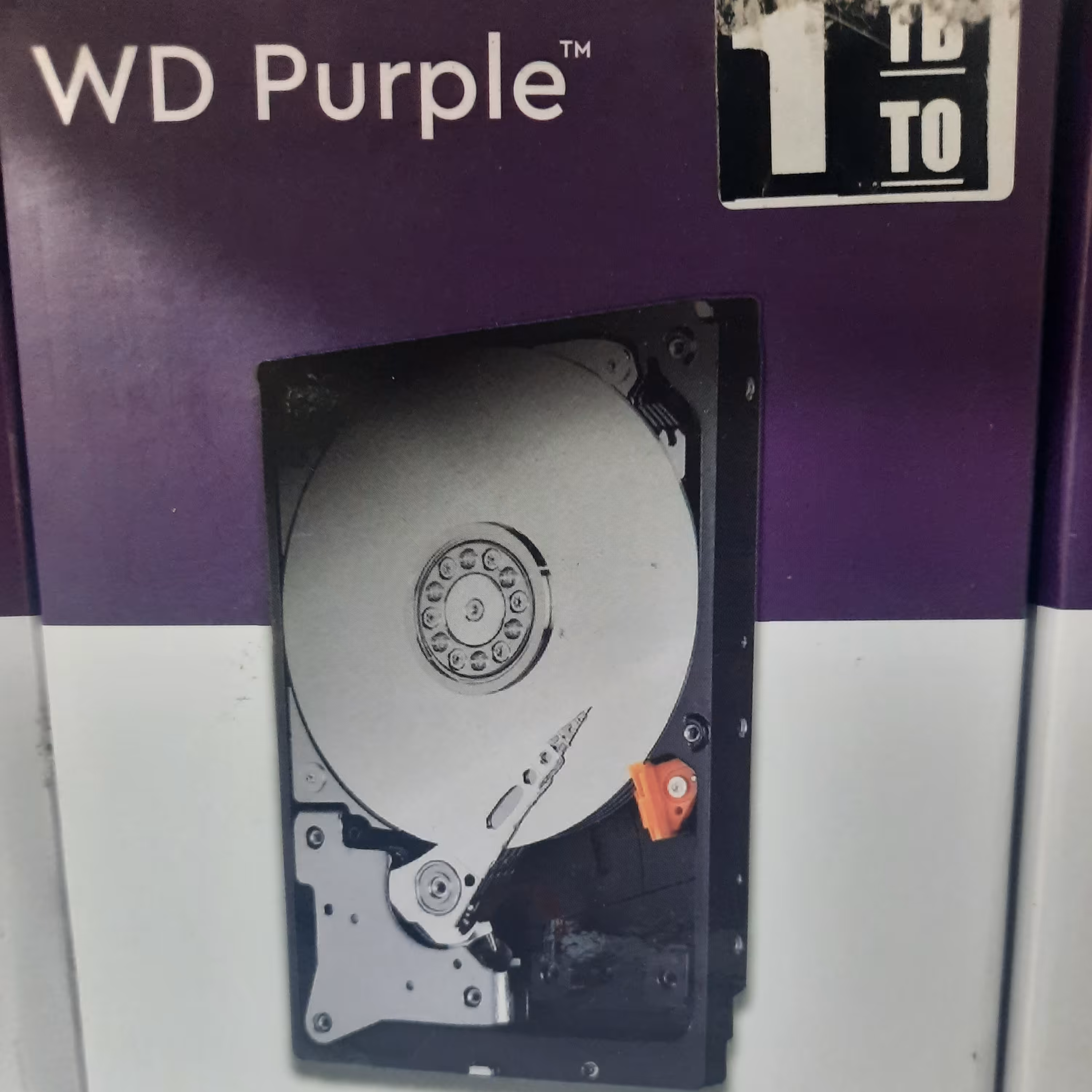 هارد اینترنال اصل رنگ بنفش وسترن دیجیتال 1 ترا باکس دار