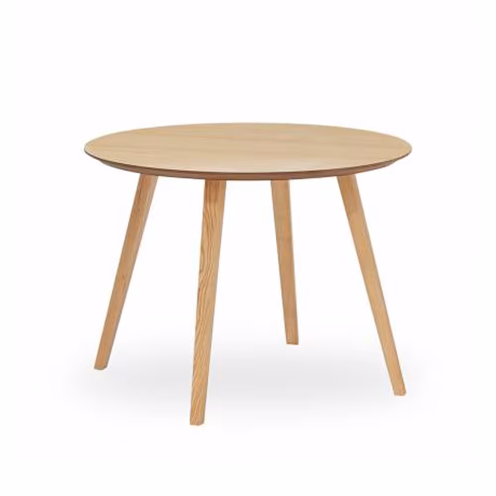 میز گرد نظری مدل تریا تمام چوب