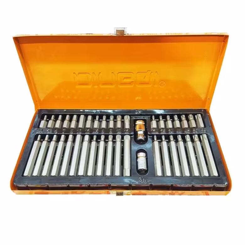 آچار بیت ستاره ای دینگشی مدل 68001 مجموعه 40 عددی