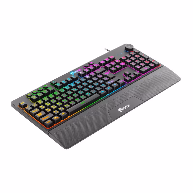 کیبورد مخصوص بازی گرین مدلGreen RGB Backlight Gaming Keyboard GK703-RGB