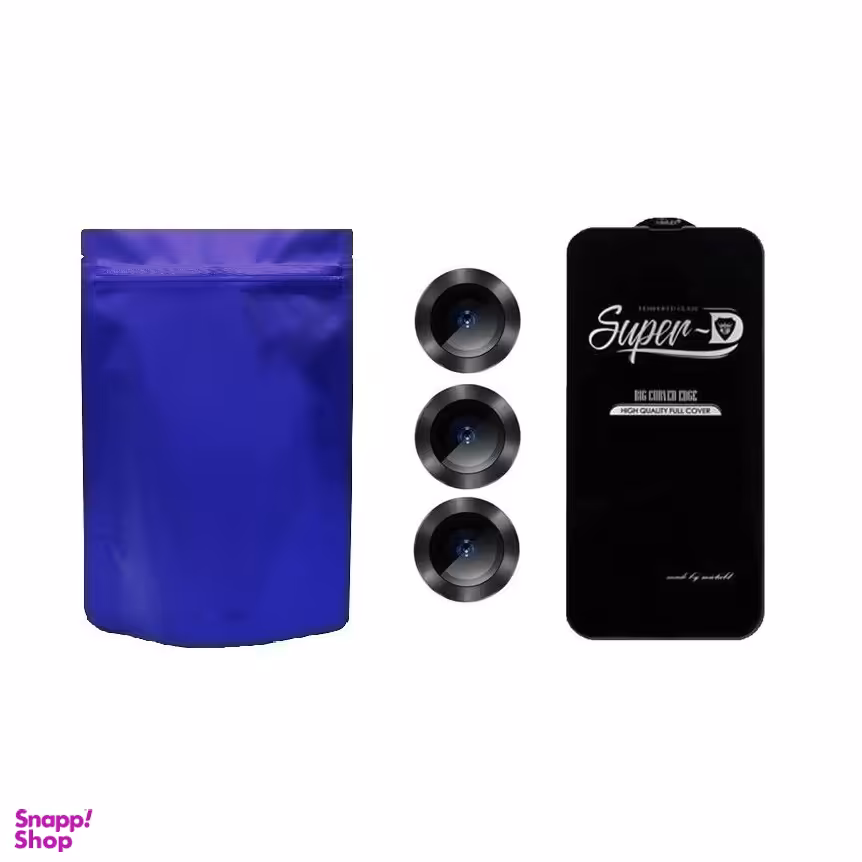 محافظ صفحه نمایش SuperD و محافظ لنز دوربین مدل رینگی کد MB مناسب سامسونگ Galaxy A54