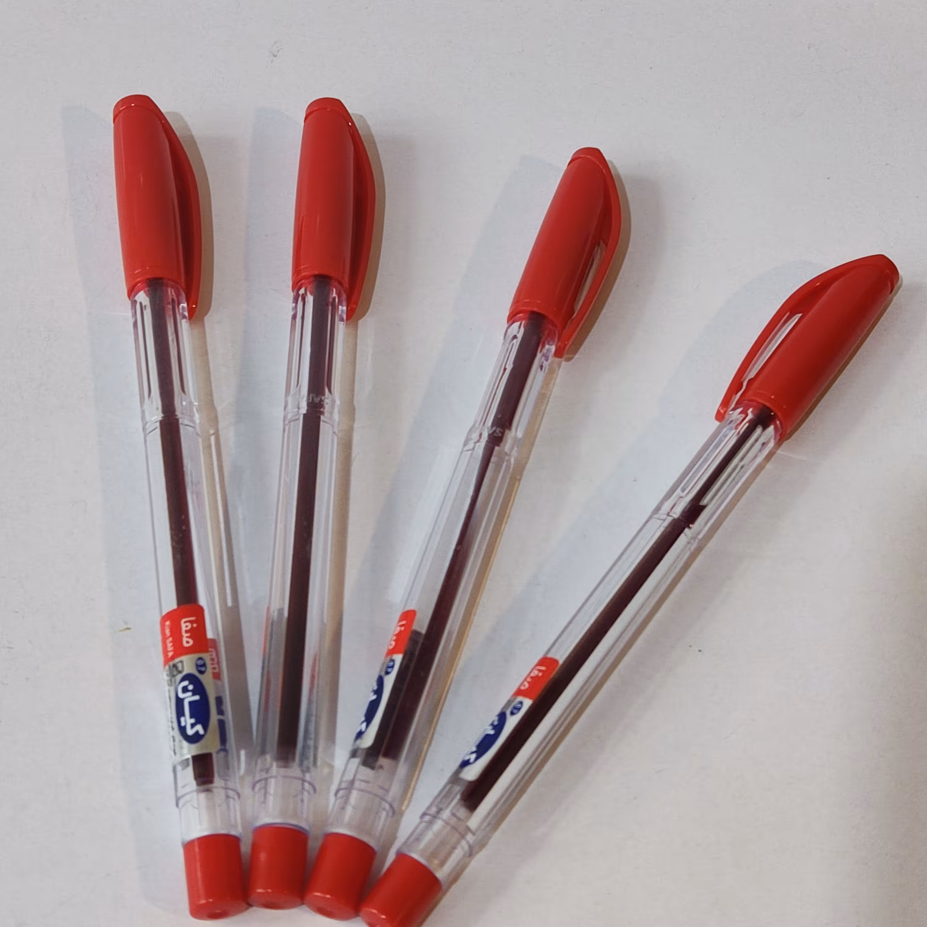 خودکار قرمز رنگ کیان با ضخامت نوک یک میل 