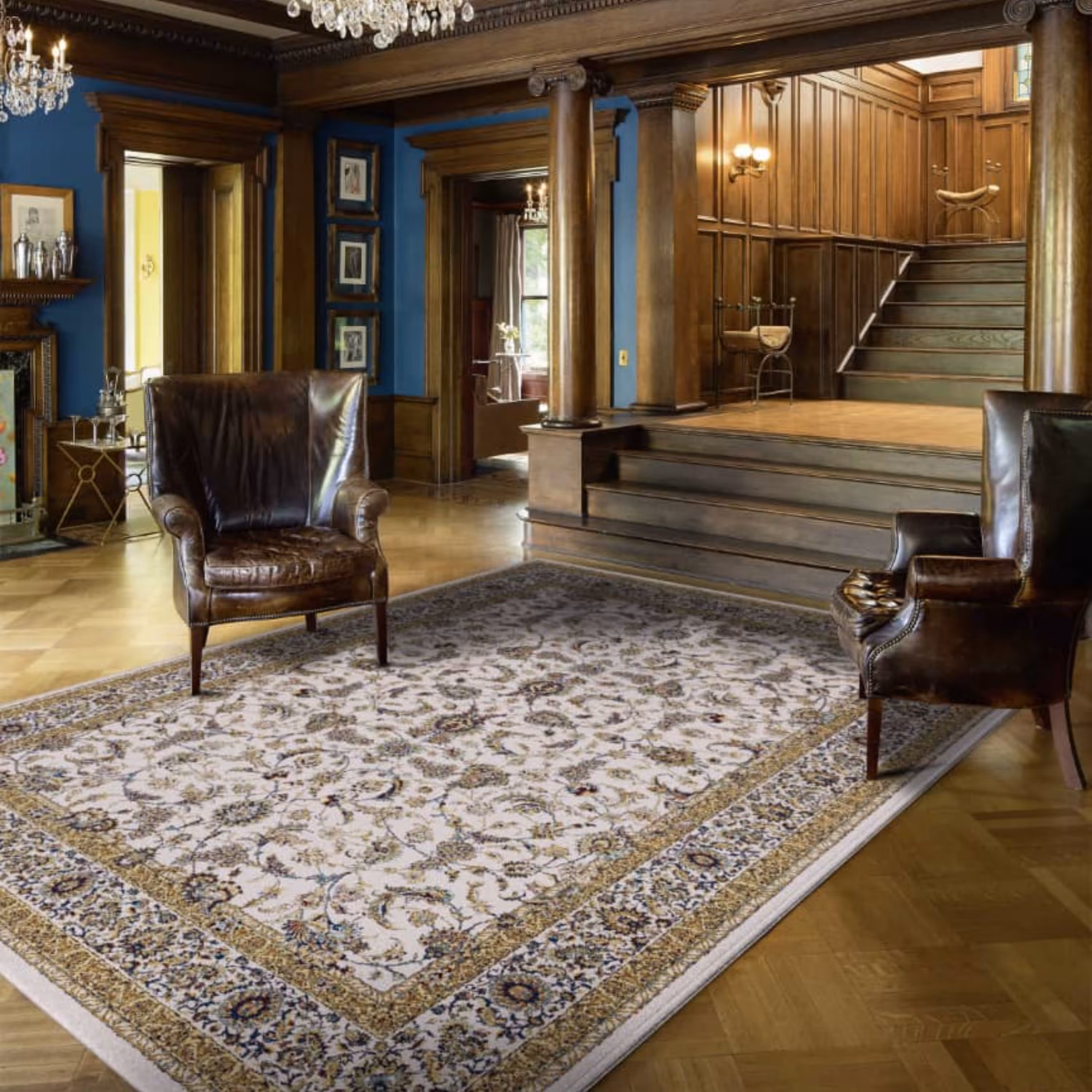 روفرشی کشدار (روکش فرش) شانل ضخیم  ضد آب و ضد لک سایز 12متری (قابل شستشو) کد 654