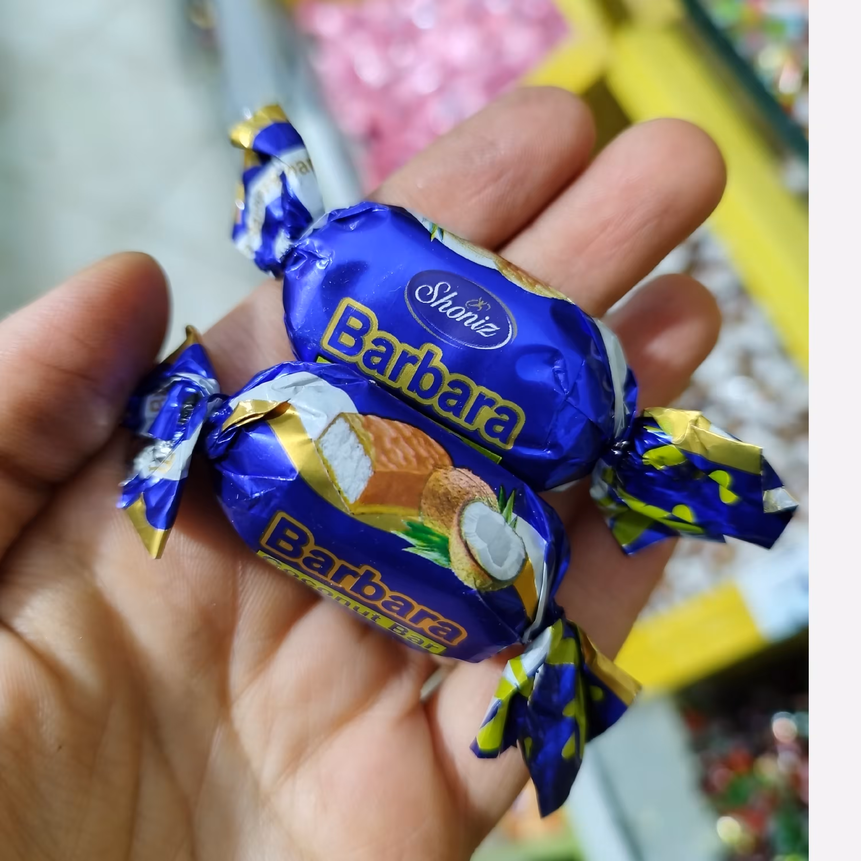شکلات نارگیلی باربارا شونیز(یک کیلو)روکش کاکائو