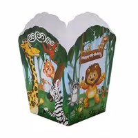 تم تولد ظرف پاپ کرن تم جنگل 10 عددی