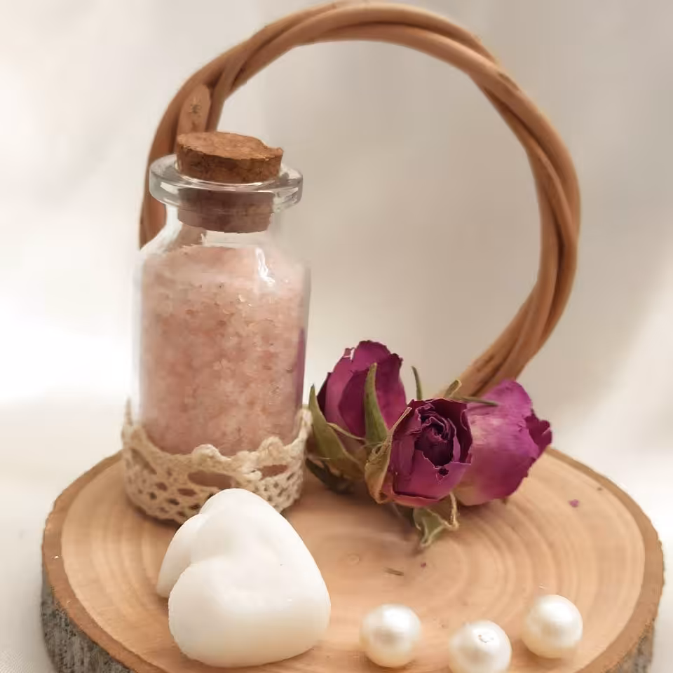 گیفت عروسی چوب و شیشه نمک