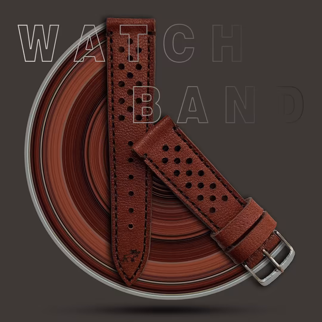 بند ساعت چرم PE کد N1224