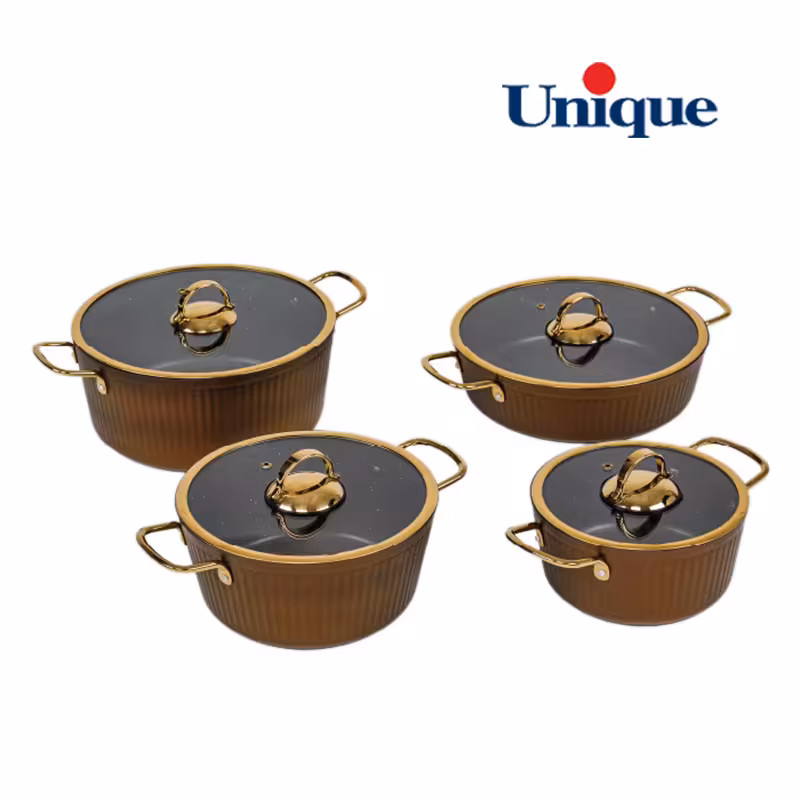 سرویس قابلمه یونیک 8 پارچه فلورانس 8408 هفت رنگ