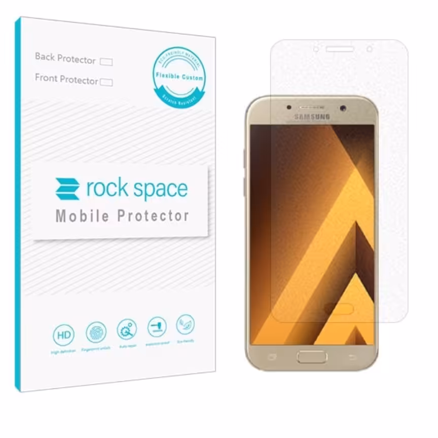 گلس مات نانو و ضد ضربه گوشی سامسونگ A520 برند راک اسپیس

