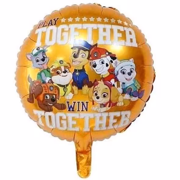 بادکنک فویلی گرد سگهای نگهبان