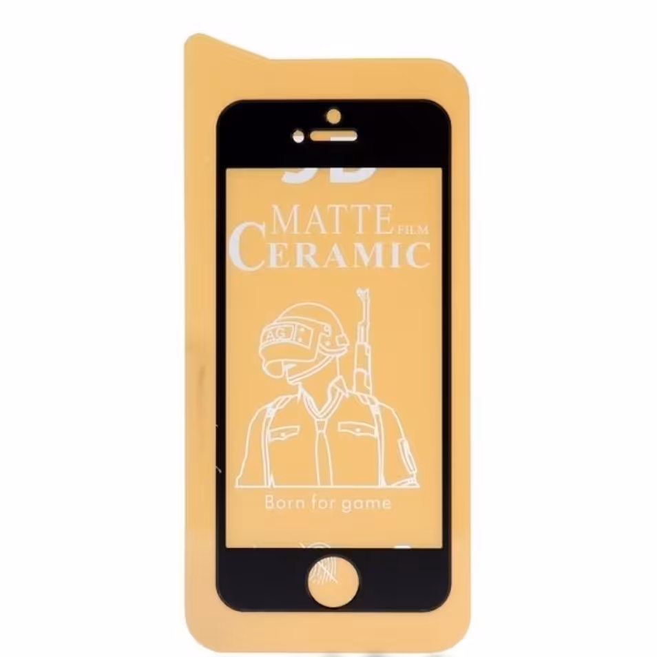 گلس مات سرامیکی Iphone 5 - Iphone 5s آیفون مدل نشکن
