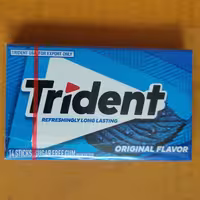 آدامس تریدنت خارجی اصل اورجینال اوکالیپتوس  آبی 