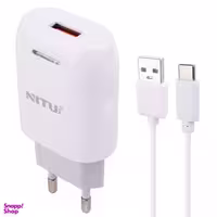 شارژر دیواری 2.4 آمپر نیتو مدل TC033 همراه با کابل Type-C